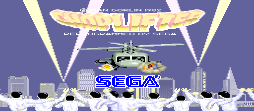 Choplifter (8751 315-5151) Title Screen